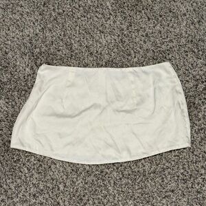 SKIMS Cream Mini Skirt or Strapless Shirt - Small